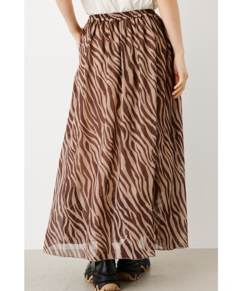 RODEO CROWNS WIDE BOWL（ロデオクラウンズワイドボウル）の「アニマルアソートプリントスカート（スカート・レディース・ブラウン系その他/ベージュ系その他/ホワイト系その他・FREE）」の9枚目の写真