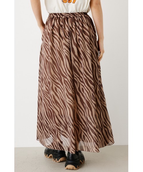 RODEO CROWNS WIDE BOWL（ロデオクラウンズワイドボウル）の「アニマルアソートプリントスカート（スカート・レディース・ブラウン系その他/ベージュ系その他/ホワイト系その他・FREE）」の10枚目の写真