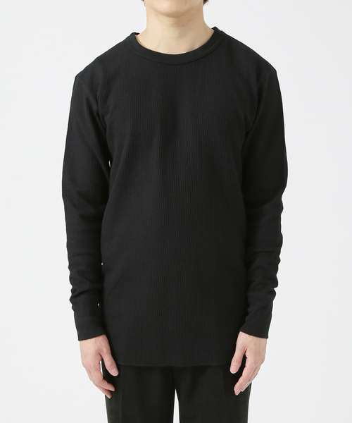 JEMORGAN（ジェーイーモーガン）の「【JEMORGAN/ジェーイーモーガン】ワッフル クルーネック ロングスリーブ Tシャツ（Tシャツ/カットソー・メンズ・ホワイト/ブラック/ネイビー/グレー/カーキ/ホワイト系その他・M/L/XL）」の19枚目の写真