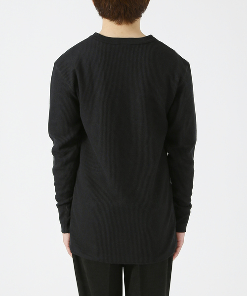 JEMORGAN（ジェーイーモーガン）の「【JEMORGAN/ジェーイーモーガン】ワッフル クルーネック ロングスリーブ Tシャツ（Tシャツ/カットソー・メンズ・ホワイト/ブラック/ネイビー/グレー/カーキ/ホワイト系その他・M/L/XL）」の21枚目の写真