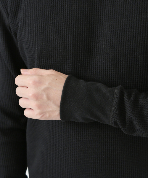 JEMORGAN（ジェーイーモーガン）の「【JEMORGAN/ジェーイーモーガン】ワッフル クルーネック ロングスリーブ Tシャツ（Tシャツ/カットソー・メンズ・ホワイト/ブラック/ネイビー/グレー/カーキ/ホワイト系その他・M/L/XL）」の22枚目の写真