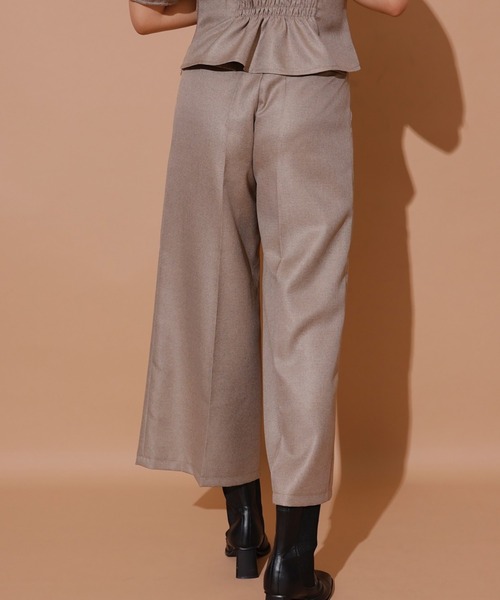 REDYAZEL（レディアゼル）の「センタープレスパンツ（その他パンツ・レディース・オフホワイト/サックスブルー/ブラウン・FREE）」の11枚目の写真