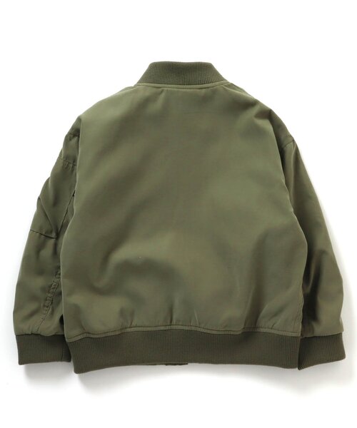 BREEZE（ブリーズ）の「【WEB限定】MA-1ジャケット（MA-1・キッズ・チャコール/ブラウン/カーキ・150/130/100/120/80/90/110/140）」の11枚目の写真