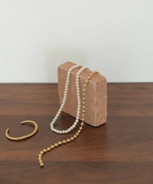 Bou Jeloud(ブージュルード)の「パールコンビネックレス(ネックレス・レディース・シルバー/ゴールド・ONESIZE)」の1枚目の写真