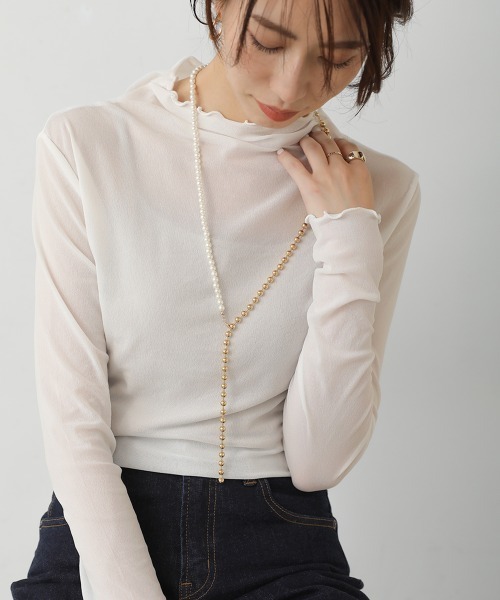 Bou Jeloud(ブージュルード)の「パールコンビネックレス(ネックレス・レディース・シルバー/ゴールド・ONESIZE)」の11枚目の写真