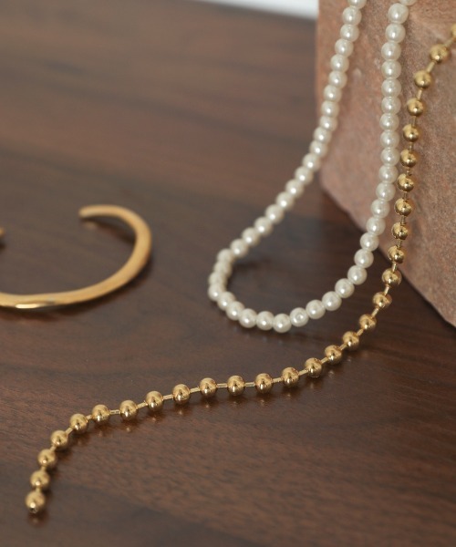 Bou Jeloud(ブージュルード)の「パールコンビネックレス(ネックレス・レディース・シルバー/ゴールド・ONESIZE)」の13枚目の写真