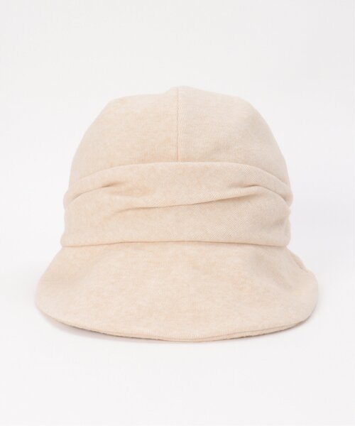 LBC（エルビーシー）の「起毛ジャージータックキャスケット（キャスケット・レディース・オフホワイト/ベージュ/チャコールグレー・FREE）」の12枚目の写真