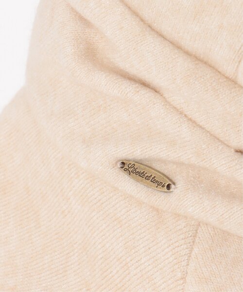 LBC（エルビーシー）の「起毛ジャージータックキャスケット（キャスケット・レディース・オフホワイト/ベージュ/チャコールグレー・FREE）」の10枚目の写真