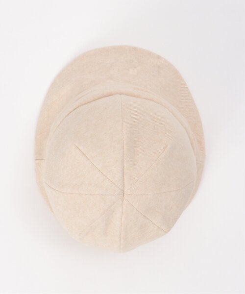 LBC（エルビーシー）の「起毛ジャージータックキャスケット（キャスケット・レディース・オフホワイト/ベージュ/チャコールグレー・FREE）」の6枚目の写真