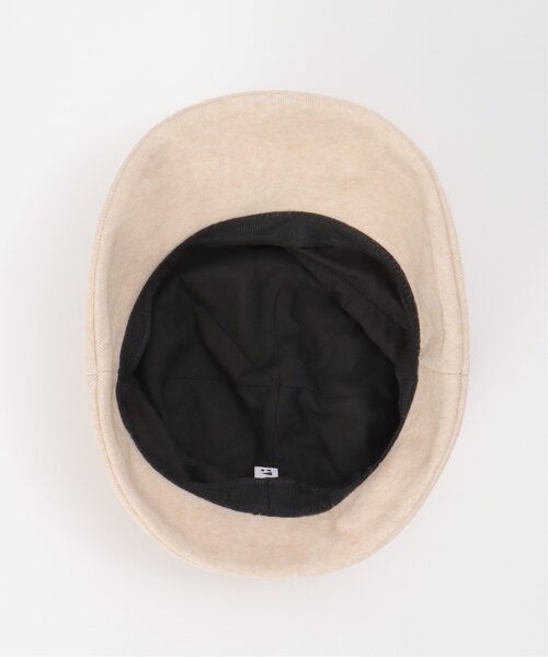 LBC（エルビーシー）の「起毛ジャージータックキャスケット（キャスケット・レディース・オフホワイト/ベージュ/チャコールグレー・FREE）」の5枚目の写真