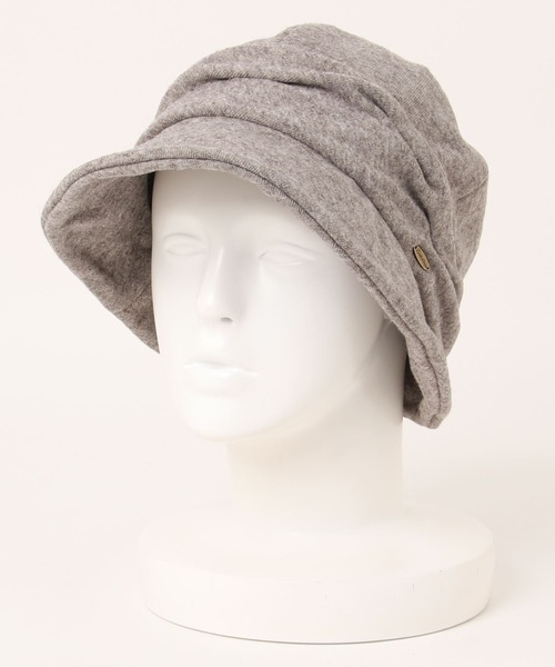 LBC（エルビーシー）の「起毛ジャージータックキャスケット（キャスケット・レディース・オフホワイト/ベージュ/チャコールグレー・FREE）」の14枚目の写真