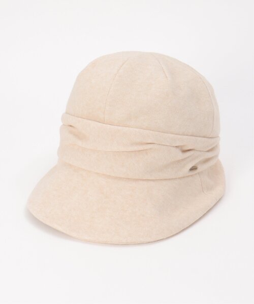 LBC（エルビーシー）の「起毛ジャージータックキャスケット（キャスケット・レディース・オフホワイト/ベージュ/チャコールグレー・FREE）」の18枚目の写真