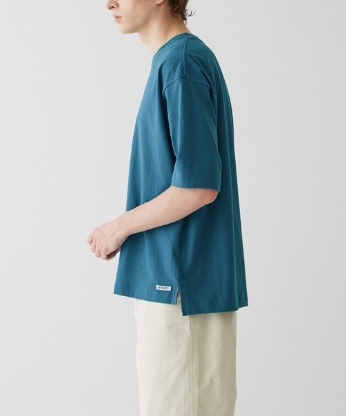 GUNZE(グンゼ)の「COOLMAGIC/クールマジック 5分袖Tシャツ UVカット(Tシャツ/カットソー・メンズ・ブルー系その他/ホワイト/ローズ/ベージュ・X-LARGE/LARGE/MEDIUM)」の11枚目の写真