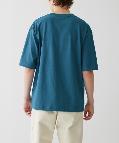 GUNZE(グンゼ)の「COOLMAGIC/クールマジック 5分袖Tシャツ UVカット(Tシャツ/カットソー・メンズ・ブルー系その他/ホワイト/ローズ/ベージュ・X-LARGE/LARGE/MEDIUM)」の12枚目の写真