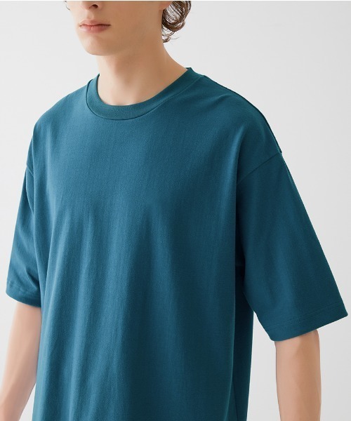 GUNZE(グンゼ)の「COOLMAGIC/クールマジック 5分袖Tシャツ UVカット(Tシャツ/カットソー・メンズ・ブルー系その他/ホワイト/ローズ/ベージュ・X-LARGE/LARGE/MEDIUM)」の13枚目の写真