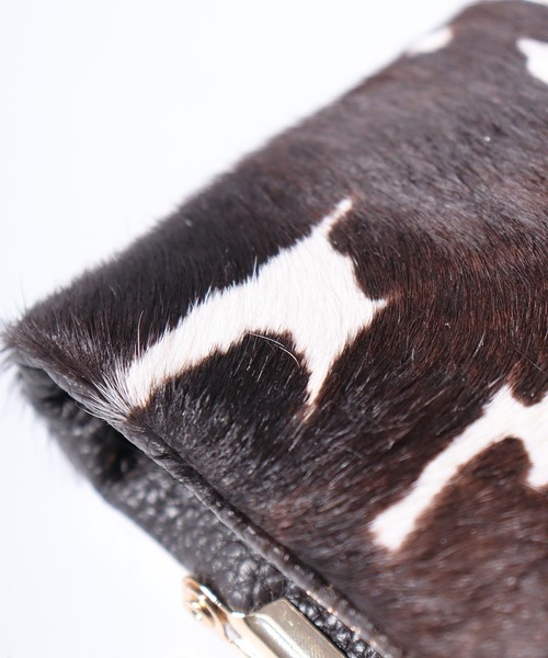 FUNALIVE（ファンアライブ）の「Pisoraro ハラコ　がま口ミニ財布（財布・レディース・ホワイト系/ホワイト系1/ブラウン系/ホワイト系3/ホワイト系2/ブラウン系1・FREE）」の8枚目の写真