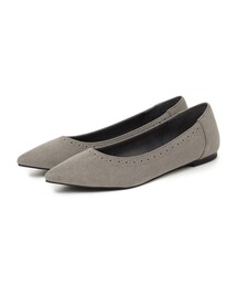 SHIPS | メダリオン ポインテッド フラット パンプス(パンプス)