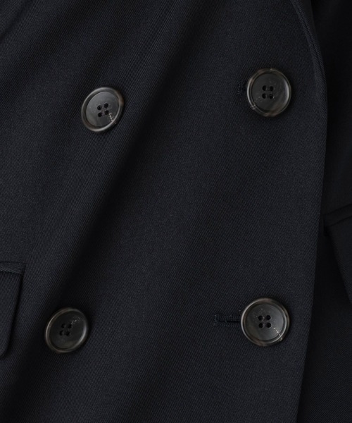 GLOBAL WORK（グローバルワーク）の「Ｗテーラージャケット/969683（テーラードジャケット・レディース・ダークブルー/ダークブラウン・FREE）」の7枚目の写真