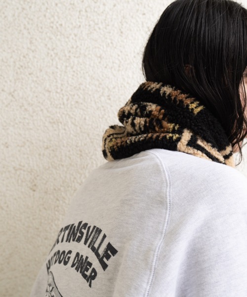 PENDLETON（ペンドルトン）の「∴【 PENDLETON / ペンドルトン 】 ボア素材 マフラー BOA MUFFLER（マフラー・レディース・オフホワイト/ブラック/ブラウン・FREE）」の19枚目の写真