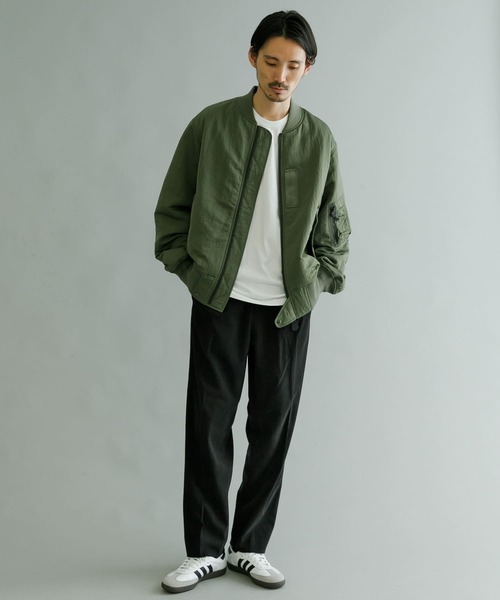 URBAN RESEARCH（アーバンリサーチ）の「アクティブコーデュロイタックテーパードパンツ（その他パンツ・メンズ・ブラウン/ベージュ系その他/ブラック・LARGE/SMALL/MEDIUM）」の6枚目の写真