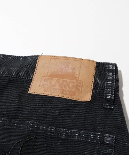 XLARGE（エクストララージ）の「OVERDYED PAINTER DENIM PANTS（デニムパンツ・メンズ・オリーブ/ブラック/パープル・34inch/30inch/36inch/32inch）」の9枚目の写真