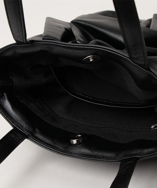 SVEC（シュベック）の「ティアード フリル トートバッグ（トートバッグ・レディース・ブラック/シルバー/パープル/ホワイト・FREE）」の21枚目の写真