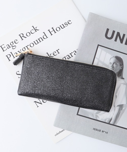 FUNALIVE(ファンアライブ)の「Pisoraro Brite LFスリム長財布(財布・レディース・その他/シャンパン/ピンクゴールド/ブラック・FREE)」の2枚目の写真