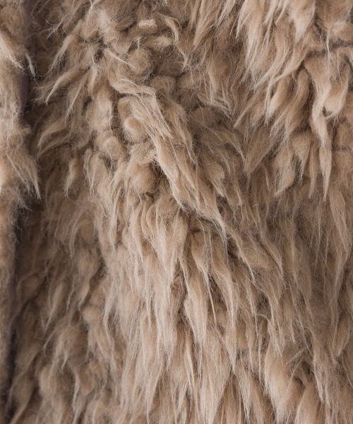 OMNES（オムネス）の「ペルシャシャギーカーディガン（カーディガン/ボレロ・レディース・ブラック/ベージュ/アイボリー/モカ/グレイッシュベージュ・FREE）」の10枚目の写真