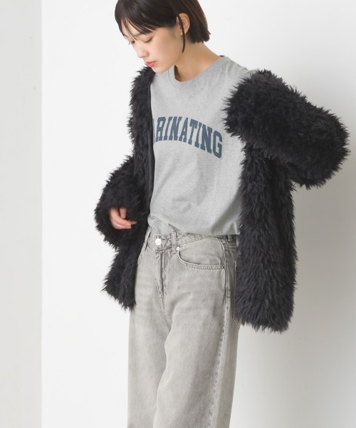 OMNES（オムネス）の「ペルシャシャギーカーディガン（カーディガン/ボレロ・レディース・ブラック/ベージュ/アイボリー/モカ/グレイッシュベージュ・FREE）」の19枚目の写真