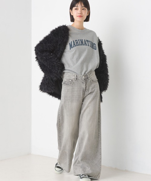 OMNES（オムネス）の「ペルシャシャギーカーディガン（カーディガン/ボレロ・レディース・ブラック/ベージュ/アイボリー/モカ/グレイッシュベージュ・FREE）」の20枚目の写真