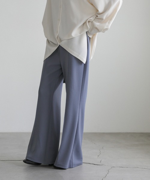 select MOCA（セレクトモカ）の「カットジョーゼットセミフレアパンツ（その他パンツ・レディース・ダークカーキ/ブルーグレー/ブラック・SMALL/MEDIUM/LARGE）」の22枚目の写真