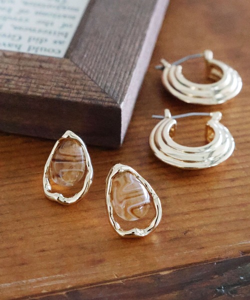 niko and...（ニコアンド）の「メタルコンビセットピアス（ピアス（両耳用）・レディース・その他3/その他1/その他2・0）」の2枚目の写真