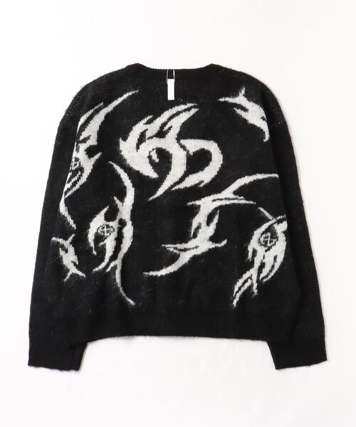 A‘gem 9（エージェムナイン）の「A'GEM/9 × .kom『NOMANUAL/ノーマニュアル』TRIBAL HAIRY CARDIGAN/トライバルカーディガン（カーディガン/ボレロ・レディース・ブラック・L）」の10枚目の写真