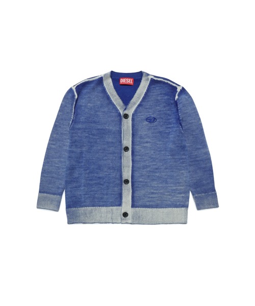 DIESEL(ディーゼル)の「キッズ Vネック カーディガン(カーディガン/ボレロ・キッズ・ブルー/ブラック・10Y/8Y/4Y/14Y/6Y/12Y)」の6枚目の写真