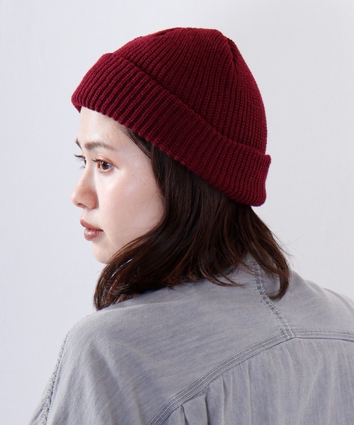 セール】Ree&Mee リブ カラーショート ワッチ キャップ ニット