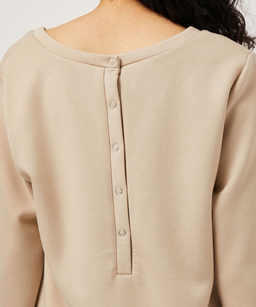 NERGY（ナージー）の「Vネックダンボールワンピース（ワンピース・レディース・ブラック/ベージュ・FREE）」の14枚目の写真