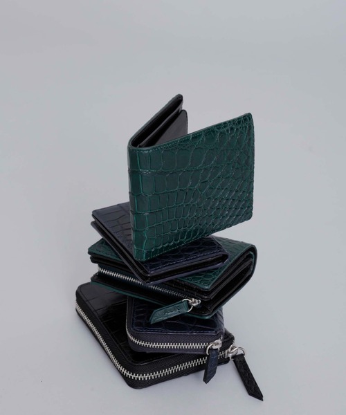 Creed（クリード）の「crocodile〈クロコダイル〉/ショート（財布・メンズ・グリーン/ネイビー/ブラック・FREE）」の3枚目の写真