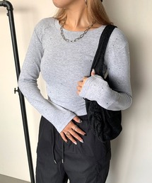 ストーン付きTシャツ