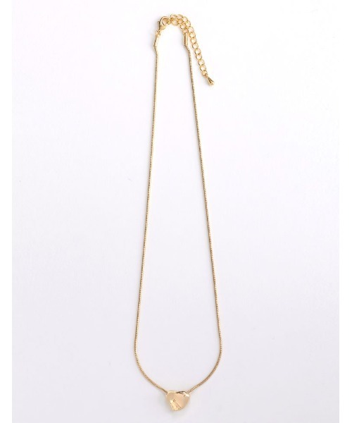 Re:EDIT（リエディ）の「[2点セット]アンカーチェーン×ハートモチーフ2連ネックレス（ネックレス・レディース・ゴールド/シルバー・FREE）」の4枚目の写真