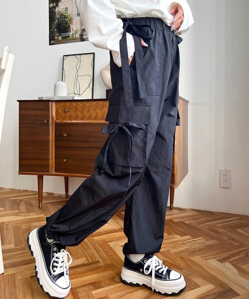 moment+（モーメントプラス）の「ナイロン光沢シャイニーワッシャー