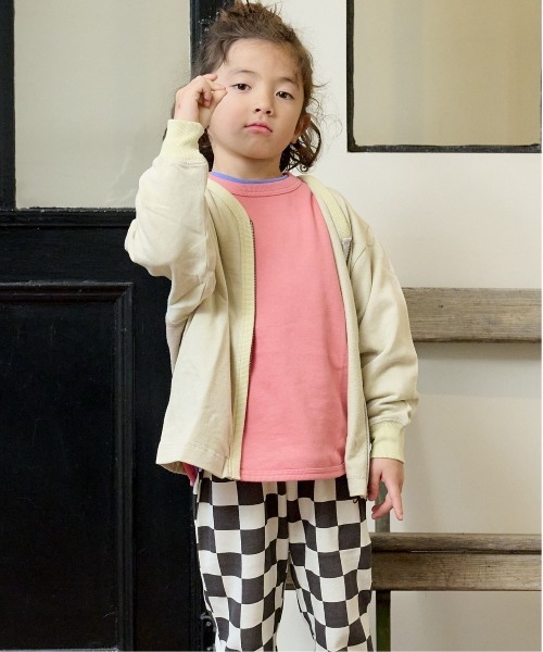 MARKEY'S(マーキーズ)の「ミニウラケミリタリーカーディガン(90~150cm)(カーディガン/ボレロ・キッズ・カーキ/サンドベージュ・100/95/150/120/110/90/140/130)」の4枚目の写真