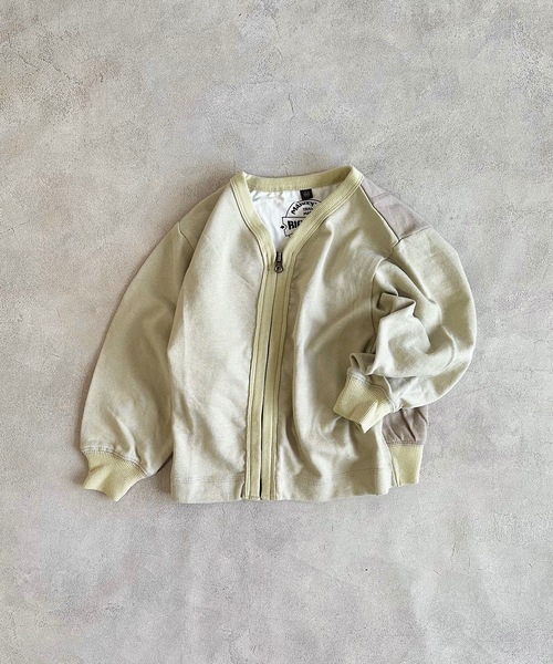 MARKEY'S(マーキーズ)の「ミニウラケミリタリーカーディガン(90~150cm)(カーディガン/ボレロ・キッズ・カーキ/サンドベージュ・100/95/150/120/110/90/140/130)」の10枚目の写真