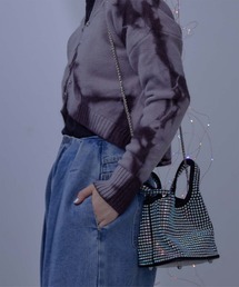 miette（ミエット）の「ラインストーンバケットバッグ（ショルダーバッグ）」