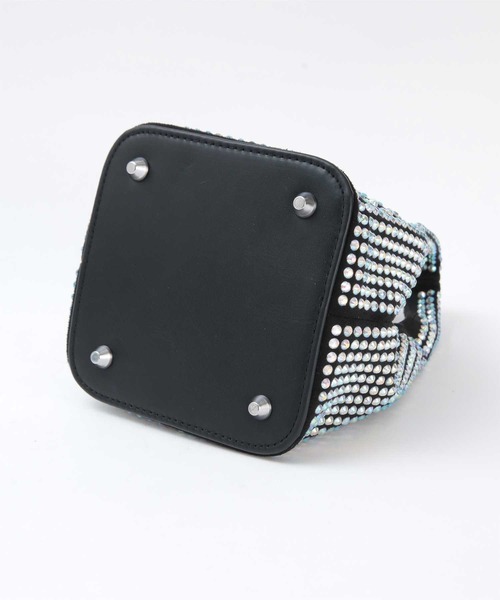 miette（ミエット）の「ラインストーンバケットバッグ（ショルダーバッグ・レディース・ブラック/マルチ・FREE）」の12枚目の写真