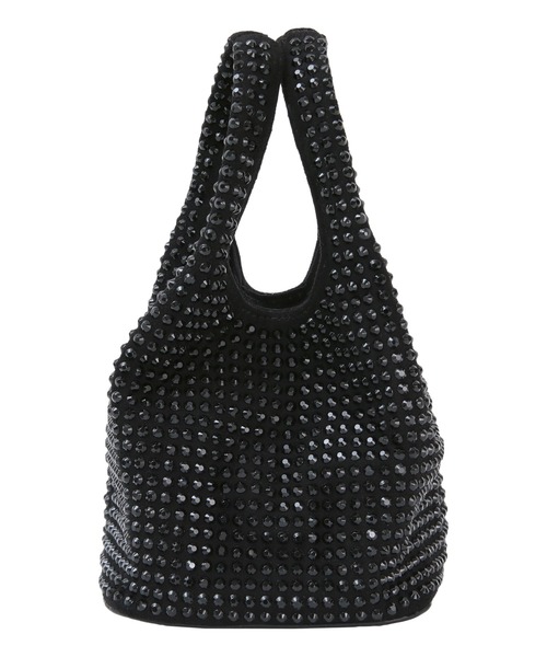 miette（ミエット）の「ラインストーンバケットバッグ（ショルダーバッグ・レディース・ブラック/マルチ・FREE）」の14枚目の写真