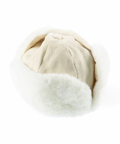 BRANSHES(ブランシェス)の「フライトファーキャップ(キャップ・キッズ・ブラウン/アイボリー・L/S/M)」の1枚目の写真