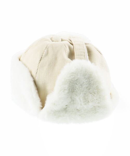 BRANSHES(ブランシェス)の「フライトファーキャップ(キャップ・キッズ・ブラウン/アイボリー・L/S/M)」の3枚目の写真