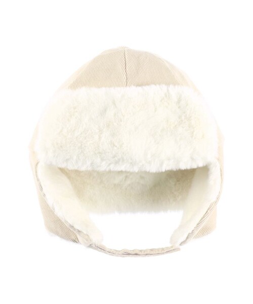 BRANSHES(ブランシェス)の「フライトファーキャップ(キャップ・キッズ・ブラウン/アイボリー・L/S/M)」の5枚目の写真