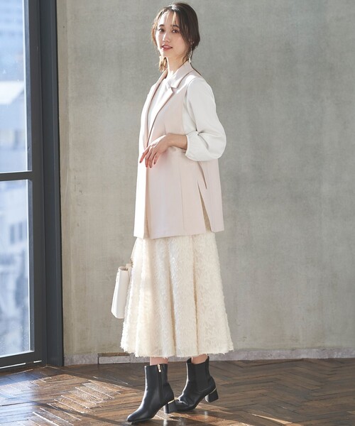 ANY SIS(エニィスィス)の「【洗える】レイヤードヘム ブラウス(シャツ/ブラウス・レディース・ホワイト系・2/1/3)」の5枚目の写真