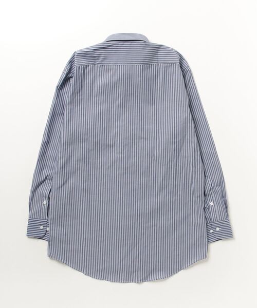 TOKYO SHIRTS（トウキョウシャツ）の「形態安定ノーアイロン ボタンダウン 長袖ビジネスワイシャツ（ビジネスシャツ・メンズ・ダークブルー・首回り43cm-裄丈86cm/首回り39cm-裄丈80cm/首回り43cm-裄丈82cm/首回り41cm-裄丈86cm/首回り41cm-裄丈82cm/首回り39cm-裄丈84cm/首回り42cm-裄丈86cm/首回り42cm-裄丈82cm/首回り37cm-裄丈80cm/首回り37cm-裄丈84cm）」の6枚目の写真